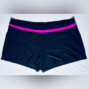 ZeroXposur Swimwear Swim Shorts Black Pink Women's XXL Very Good